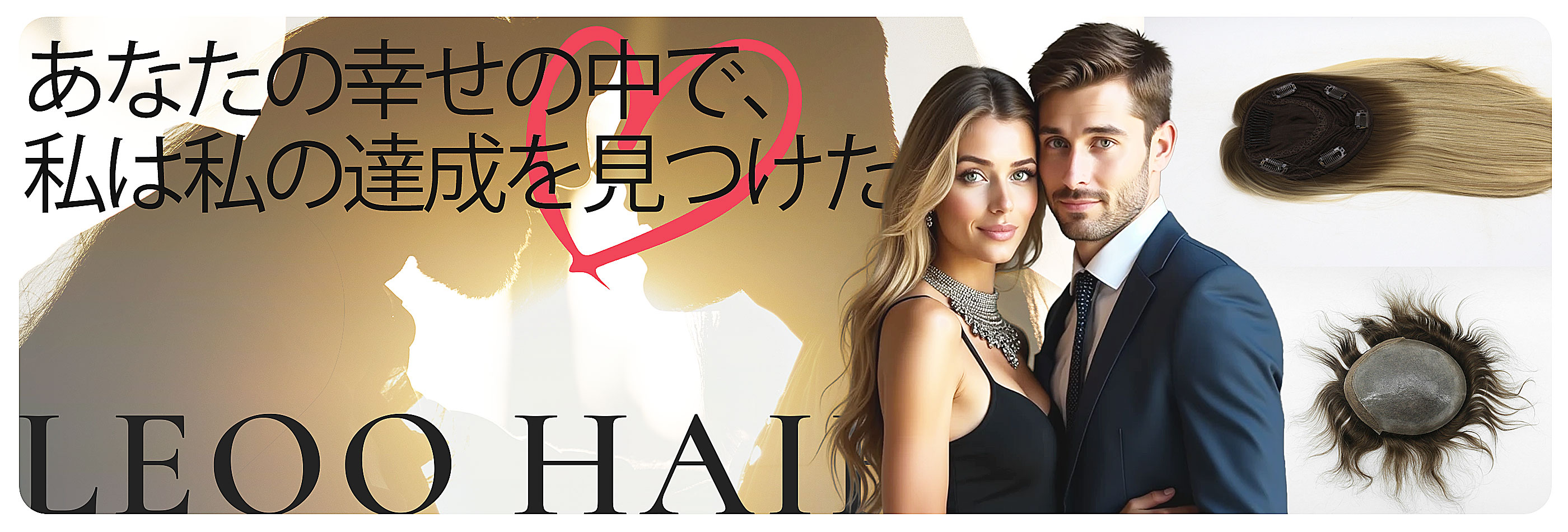 トップのヘアピース