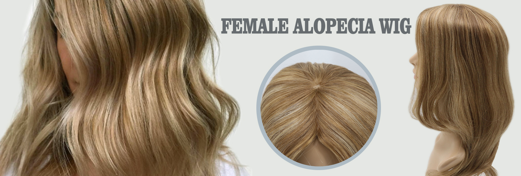 Nautral Looing Female Alopecia Wig, Insurance Coverage Wigs for
