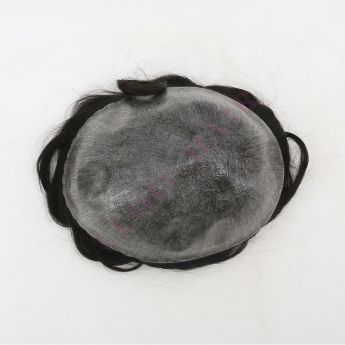 LSMT110-1 Machine Injection PU Skin Toupee 0.10-0.12mm