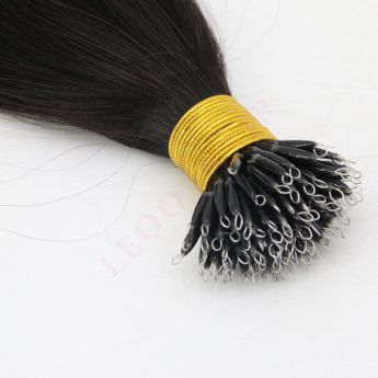 LE31 Round Nano Ring Hair Extension 100% Human Hair