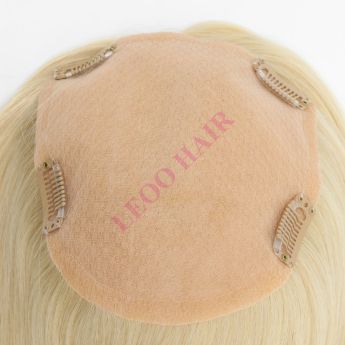 LSWT98-1 Topper feminino de seda injetada de 15 polegadas e 5,5x6 polegadas com renda de diamante