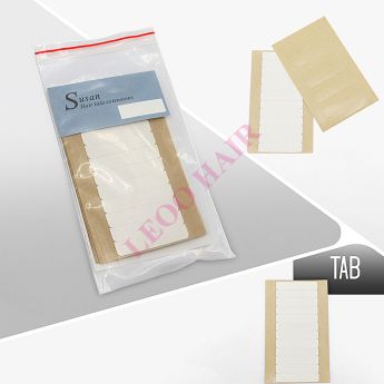 4x0.8cm Susan Hair Extension Tapes White Liners 