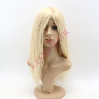 LSWAW3-1 14inch All PU Knotted Base Human Hair Wigs