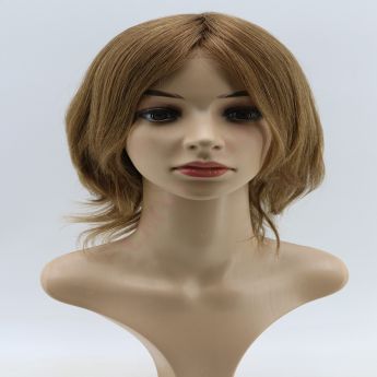 LSWAW75-1 European Hair Jewish Wig Front swiss lace top mono lace and other area fine lace