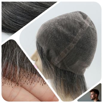 LCMAW2 Full Swiss Lace Wig Custom for Men