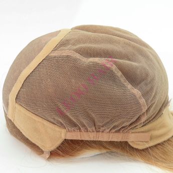 LCMAW75 Custom Men Wig Front Swiss Lace + Top Mono + Back Elastic Net