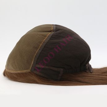 LCMAW77 Custom Men Wig Silk Front and Top + Back Elastic Net