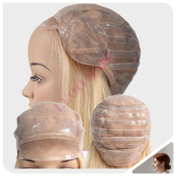 LCWAW25 Custom Women Wig Front Swiss Lace + Complex NPU with Applied Silicone