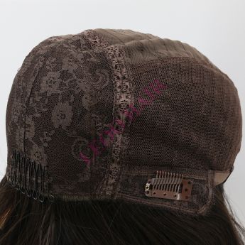 LCMAW55 Custom Men Wig Silk Top with Back Wefts