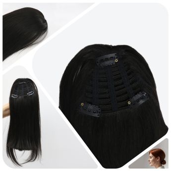 LCWE34 Extensión de cabello con clip y flequillo