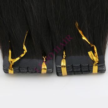 LCWE45 Extensión de cabello con cinta de PU en forma de flor de 6 pétalos