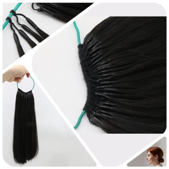LCWE46 Extensión de cabello de plumas de 2 hebras