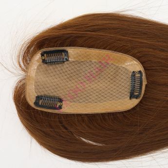 LCWT136 Custom Women Topper Silk Base with Clear PU Around