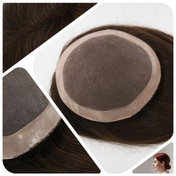 LCWT13 Custom Women Topper Mono Lace with NPU Around