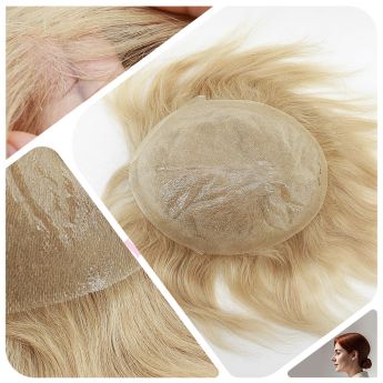 LCWT32 Custom 0.04-0.06mm Full PU Vloop Base Women Topper