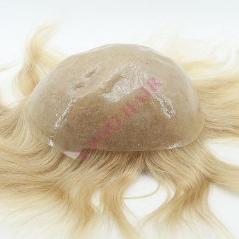 LCWT33 Custom 0.06-0.08mm Full PU Vloop Base Women Topper 