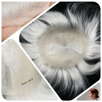 LCWT34 Custom 0.08-0.10mm Full PU Vloop Base Women Topper 