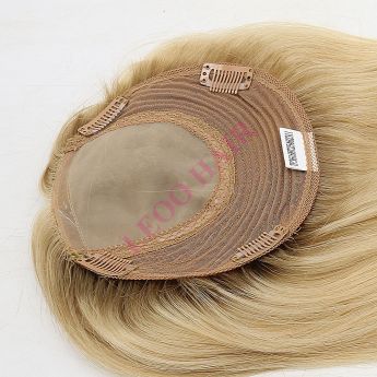 LCWT90 Custom women topper Front and Top Injection Silk with Wefts