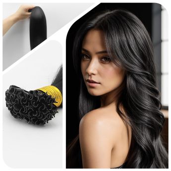 LCWE10 U Tip Hair Extension Pre bonded Human Hair Extension