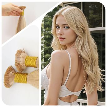 LCWE11 Flat Tip Hair Extension Real Human Hair Keratin Fusion