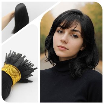 LCWE13 Y Tip Human Hair Extension Neat Bond Undetectable  