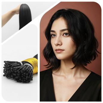 LCWE20 8D Hair Extension Remy Hair Micro Beads