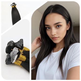 LCWE26 Heart Shape PU Tape Hair Extension Fold Tape in