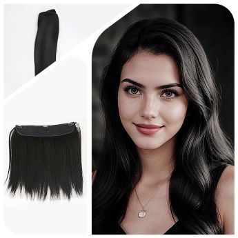 LCWE32 One-Piece Clip In Hair Extension Natural Human Hair