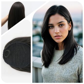LCWE33 Drawstring Ponytail Hair Extension Real Human Hair Ponytail