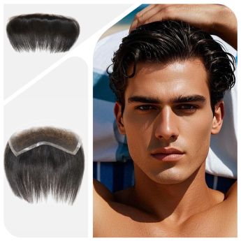 LSMFH1-1 Aplique de renda frontal coreano completo para homens