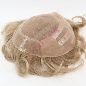 LSMT7-1 Mono Top PU Coverage PU Front Hair Systems 