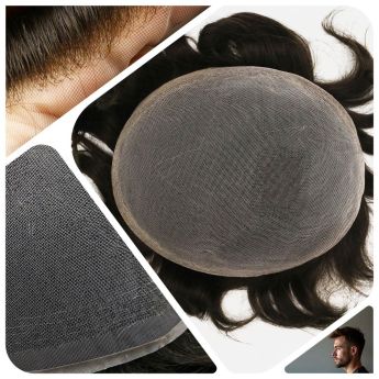LCMT115 Custom 0.11 Welded Lace Base Toupee