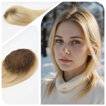 LSWT120-1 16inch 6x6.5inch Fish Net Integration Hair System for Women