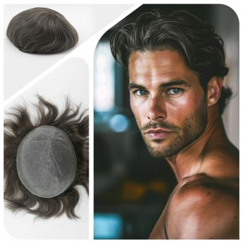 LSMT31-1 Vloop PU Toupee Ultra Thin 0.02-0.04mm