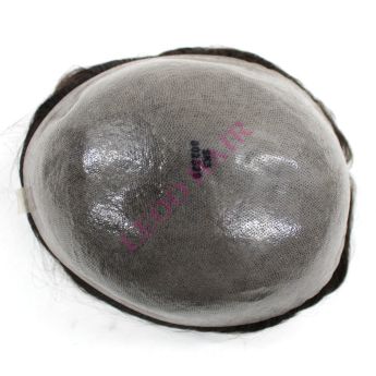 LCMT35 Custom 0.12-0.14mm Full PU Knotted Base Men Toupee 