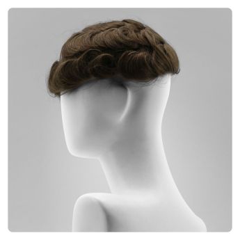 LSMT6-1 VER Human Hairpiece Front Lace Top Mono Hair Unit for Men