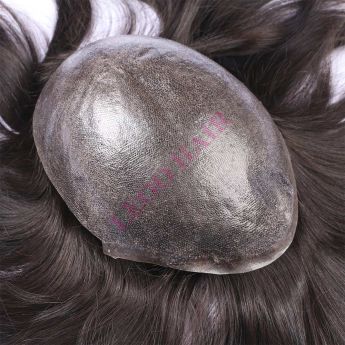 LCMT8 Custom 0.08mm Full PU Injection Base Men Toupee