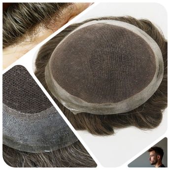 LCMT9 Custom AUS Toupee Lace with Clear PU Around