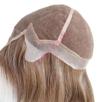 LCMAW11 Custom Wig Swiss Lace with PU Sides and Back for Men