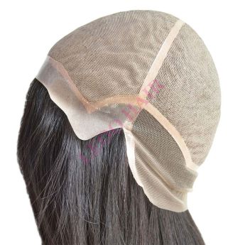 LWG19 Custom Women Wig Silk Base and Swiss Lace with PU