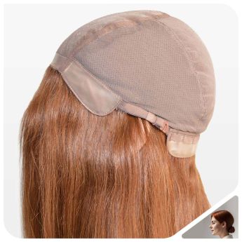 LCWAW22 Custom Women Wig Silk Base and Elastic Lace