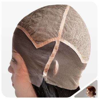 LCWAW27 Custom Women Wig Silk Base with Swiss Lace Around