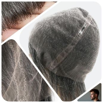 LCMAW2 Full Swiss Lace Wig Custom for Men
