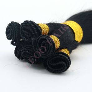 LE16 Hand Tied Weft Bundles Hair Extension