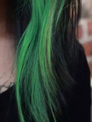 green wig